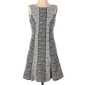 H&M Black and White Sleeveless Dress